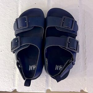 H&M Navy Sandals - Toddler Size 8